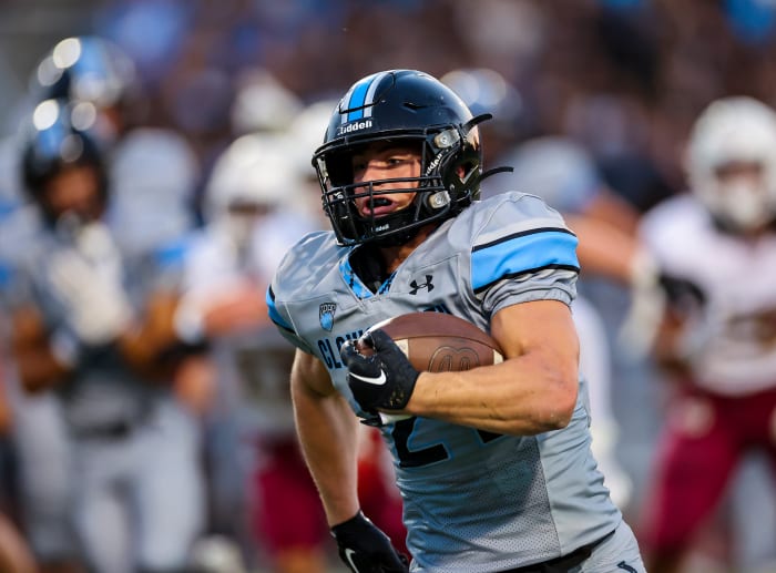 Jackson Cinfel has rushed for 726 yards and eight touchdowns. Photo: Bobby Medellin